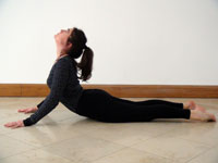 Cobra Yoga Position - Shiva Yoga Essex