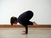Crow Yoga Position - Shiva Yoga Essex