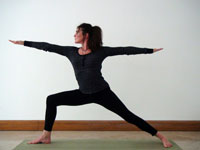 warrior-II Yoga Position - Shiva Yoga Essex