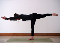 warrior-III Yoga Position - Shiva Yoga Essex
